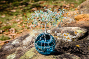 glimmering tree of life with cremation ashes
